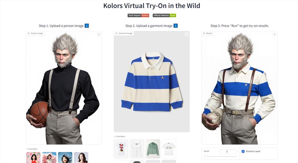 Kolors Virtual Try-On