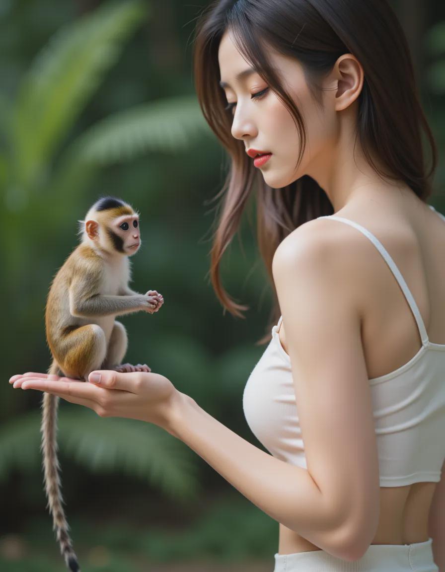 Using AI painting tools ComfyUI and Flux LORA model, it is easy to generate real-life photos with no obvious AI face traces and tend to oriental aesthetics