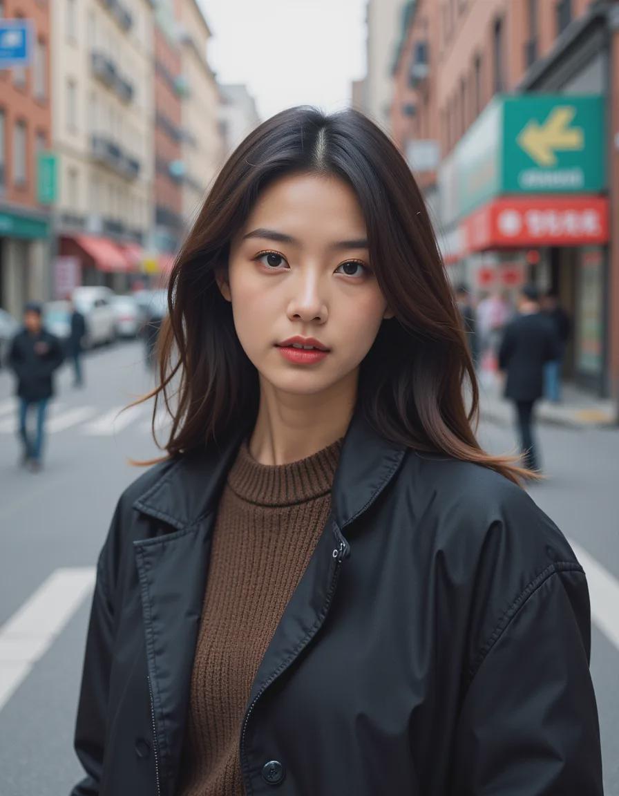 Using AI painting tools ComfyUI and Flux LORA model, it is easy to generate real-life photos with no obvious AI face traces and tend to oriental aesthetics