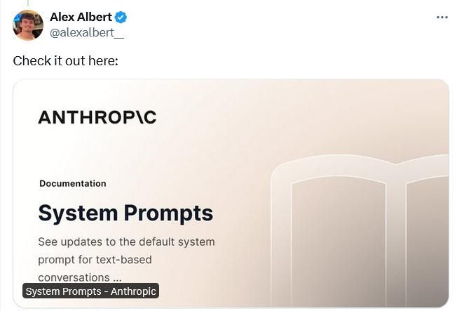 e840a0e3j00siur2l003zd000i400cbp Anthropic 公开 Claude AI 模型的系统提示词