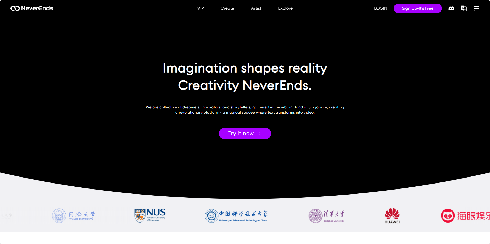 NeverEnds: A text-image-generated video creation tool that generates AI shots that are more cinematic, realistic, and practical