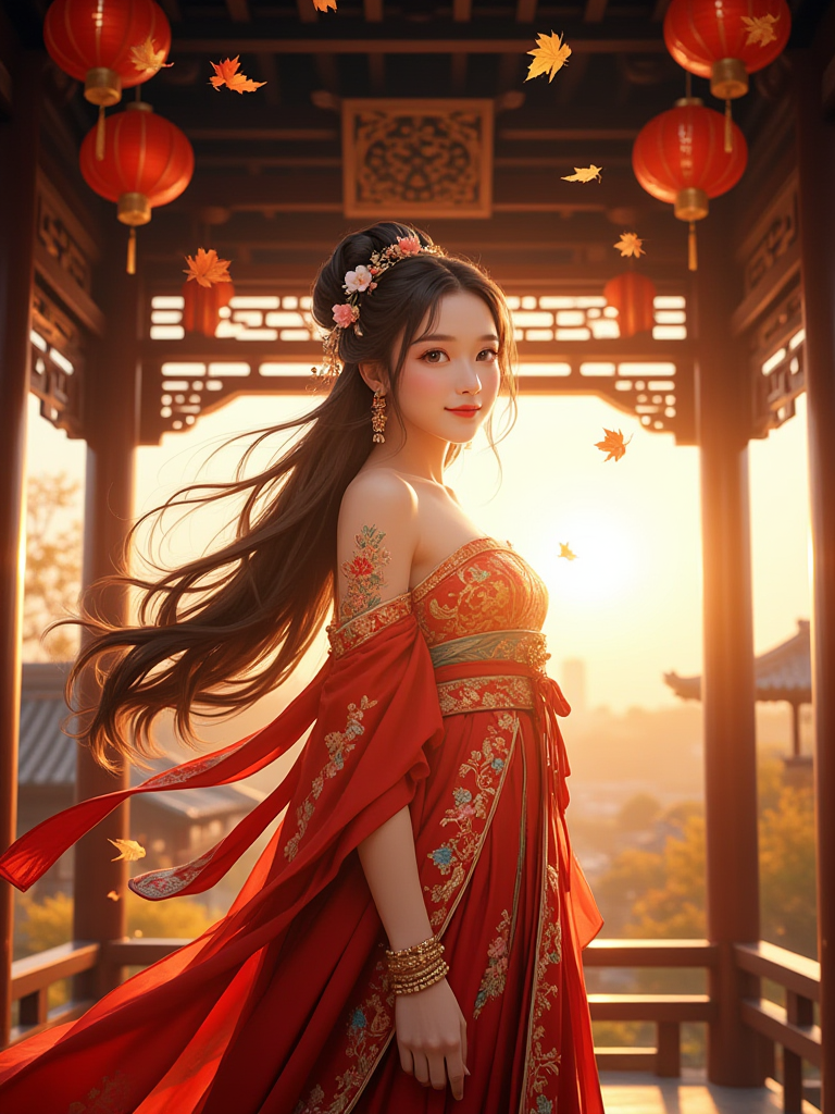 AI世界里的漫画中国风，AI国风动漫一键生成的Liblibai模型推荐