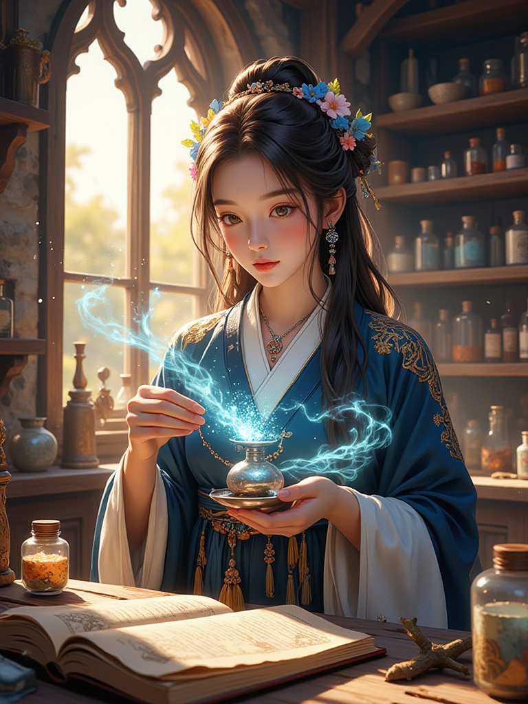 AI世界里的漫画中国风，AI国风动漫一键生成的Liblibai模型推荐