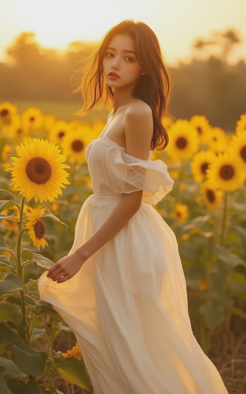 Flux lora模型打造INS风格滤镜，清纯甜美的AI美女人像摄影作品