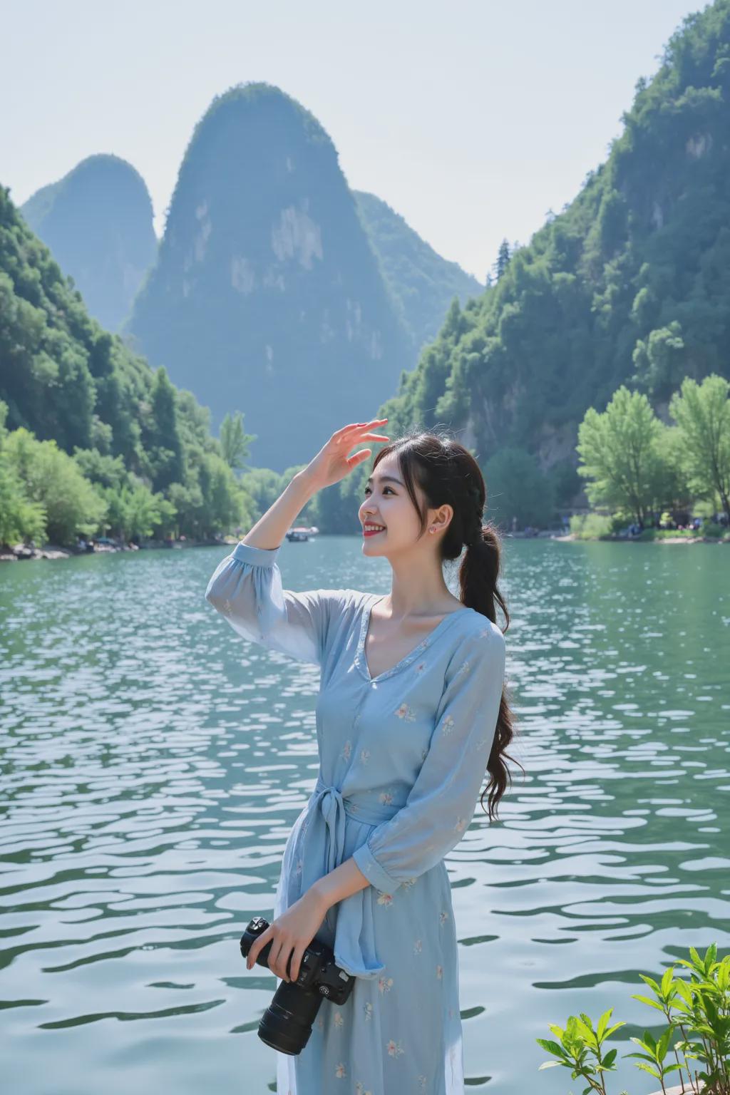 小红书里的美女照片这样用AI生成，与真人几乎一样