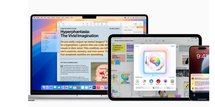 Apple Intelligence beta now open: text rewrite tool, shiny new Siri design