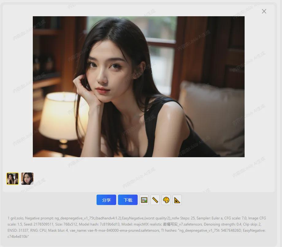 8833f199j00sk1gzg001ld000pk00mem Getting Started with Stable Diffusion Tutorial: AI Painting with Stable Diffusion at LiblibAI with Free Online Native Interface