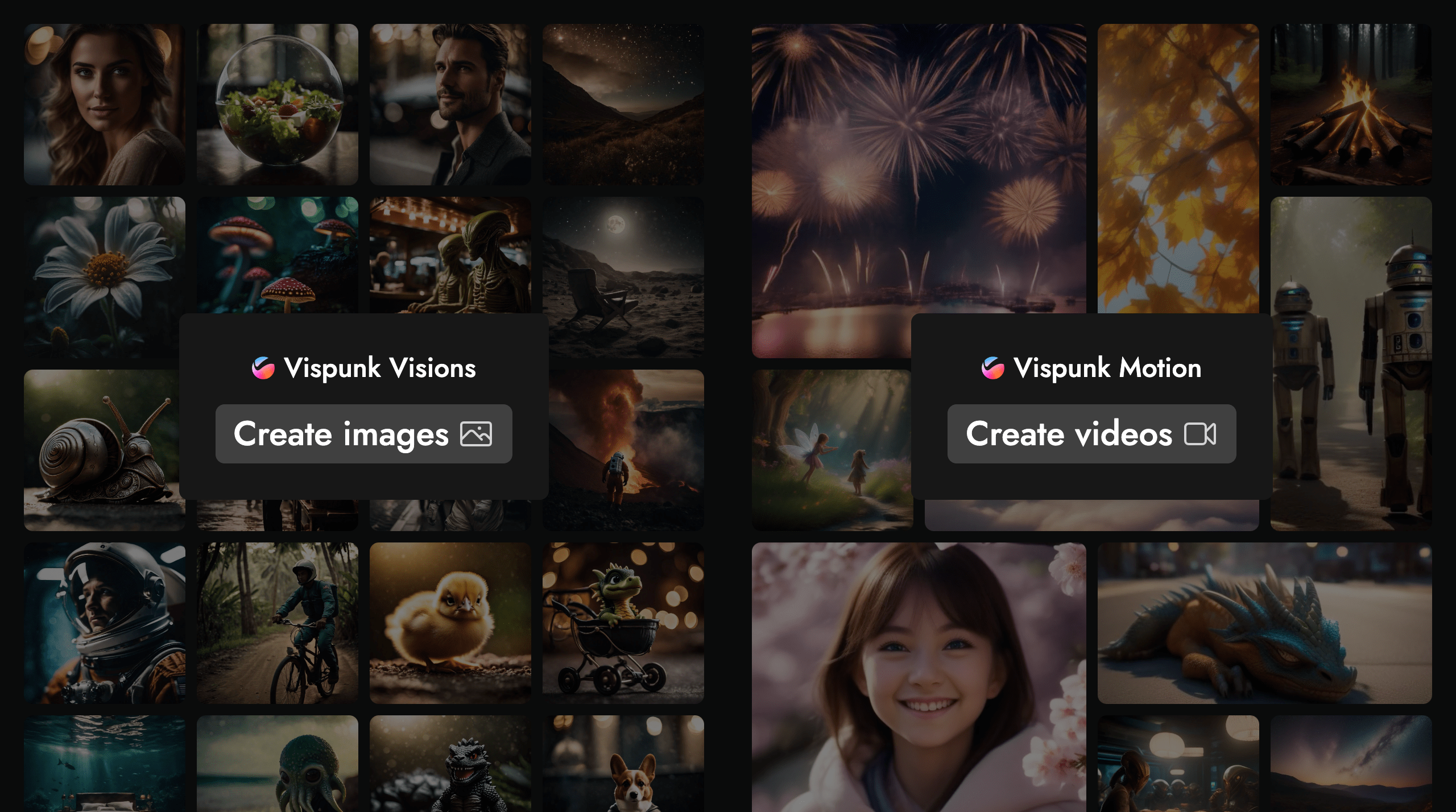 Vispunk Motion: A video tool that generates realistic videos and animations in one click, making it easy to create personalized short videos and social media content