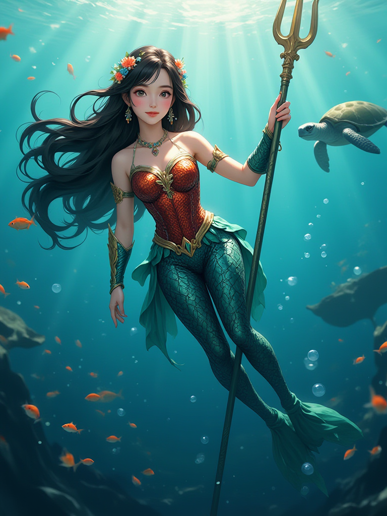 AI世界里的漫画中国风，AI国风动漫一键生成的Liblibai模型推荐