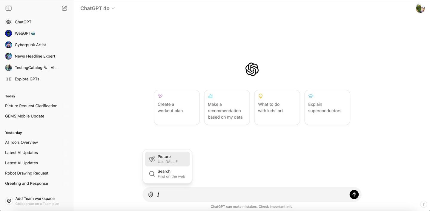 fb51b846j00sjs3x6001cd0014000jmm OpenAI ChatGPT AI Chatbot Adds '/picture' and '/search' Commands