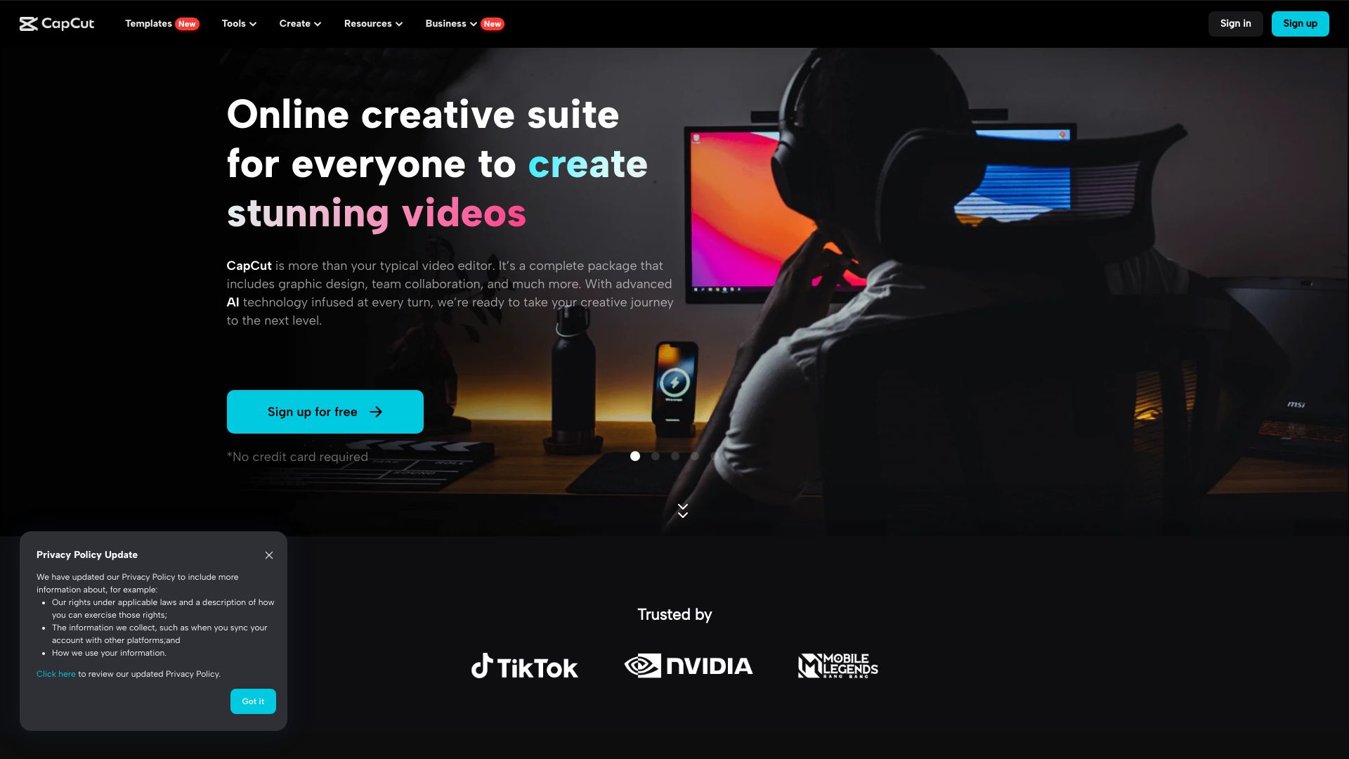 CapCut: a free AI all-in-one video editor, a professional video editing software launched by ByteDance for foreign users