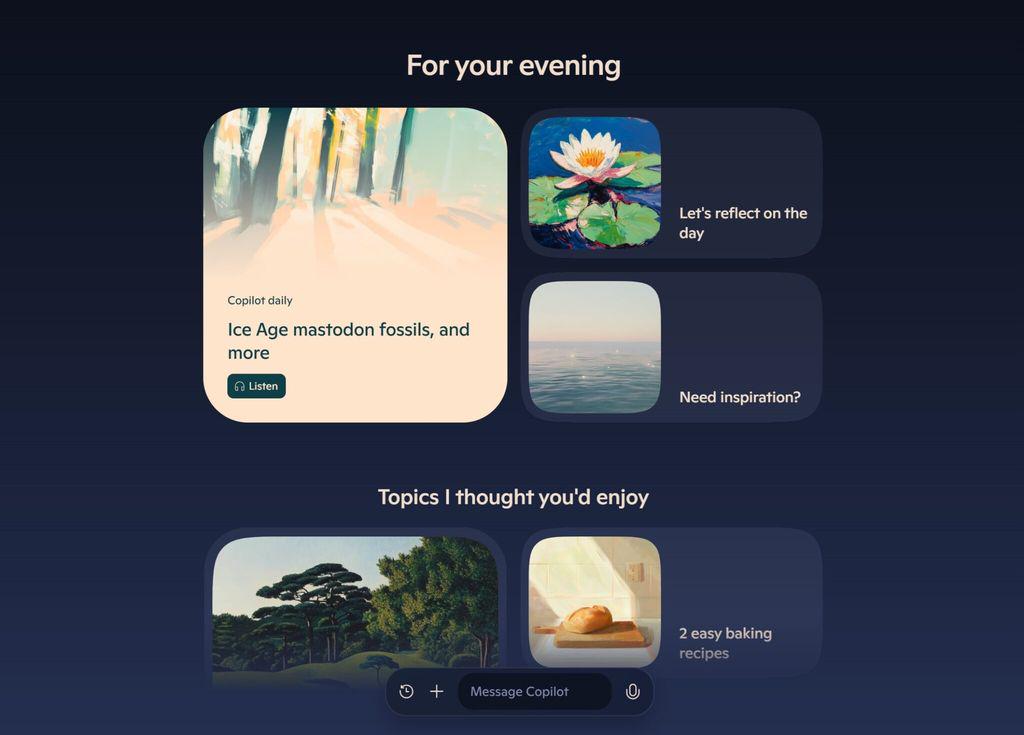 595cdad1j00skpkd0001jd000sg00kfm 微软 Copilot 变身新闻主播:时长 4 分钟、4 种语音,AI 网罗热点和用户偏好信息