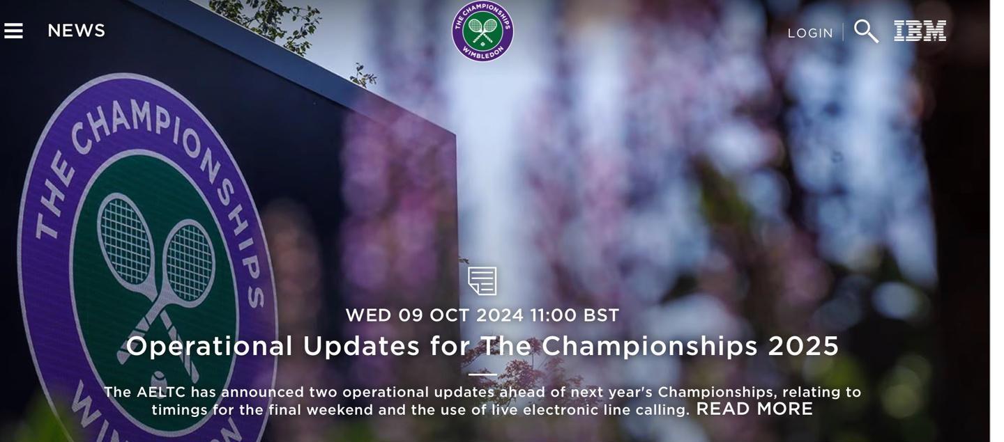 AI Hawk-Eye Linesman System to Replace Human Linesmen at Wimbledon Tennis Championships from Next Year