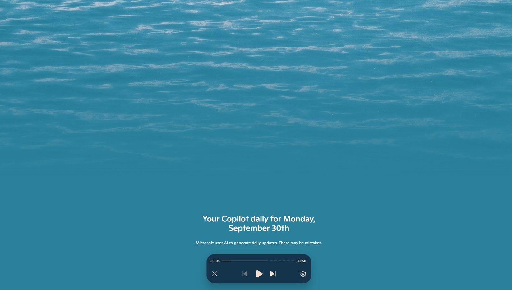 cf50b5b8j00skpkd1002qd0019r00pzm 微软 Copilot 变身新闻主播:时长 4 分钟、4 种语音,AI 网罗热点和用户偏好信息
