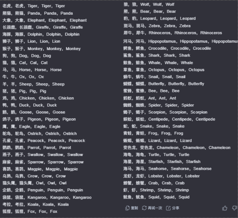 用AI快速制作少儿英语视频，AI工具为孩子制作动物英语单词大全