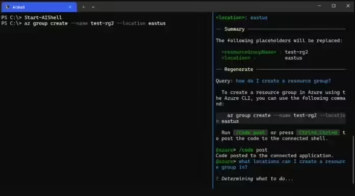 Microsoft releases AI Shell tool to put AI wings on the command line