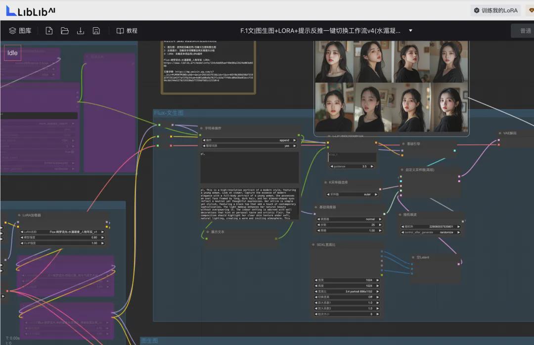 4500be5bj00smi9lv001yd000u000jdm comfyui工作流,不用写提示词的人像插件生成从出生到百岁面容照片