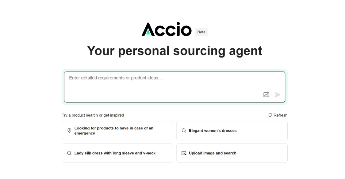 Accio: AI Search Engine, Ali International's B2B AI Search Engine for Global Merchants