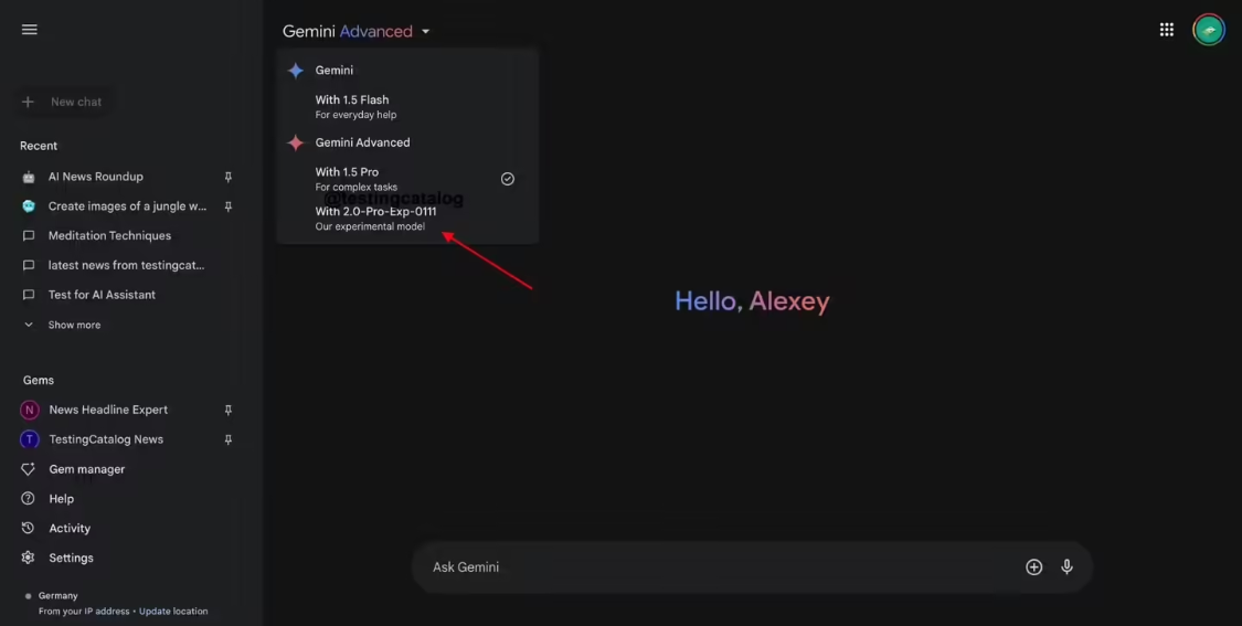 谷歌 Gemini 2.0 AI模型现踪迹，响应速度更快