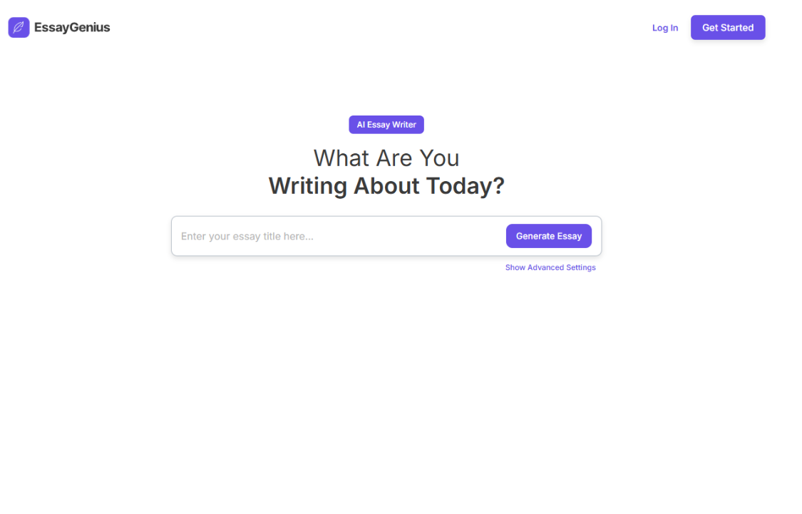 EssayGenius: AI Intelligent Writing Assistant, Easy-to-use English Essay Writing Tool