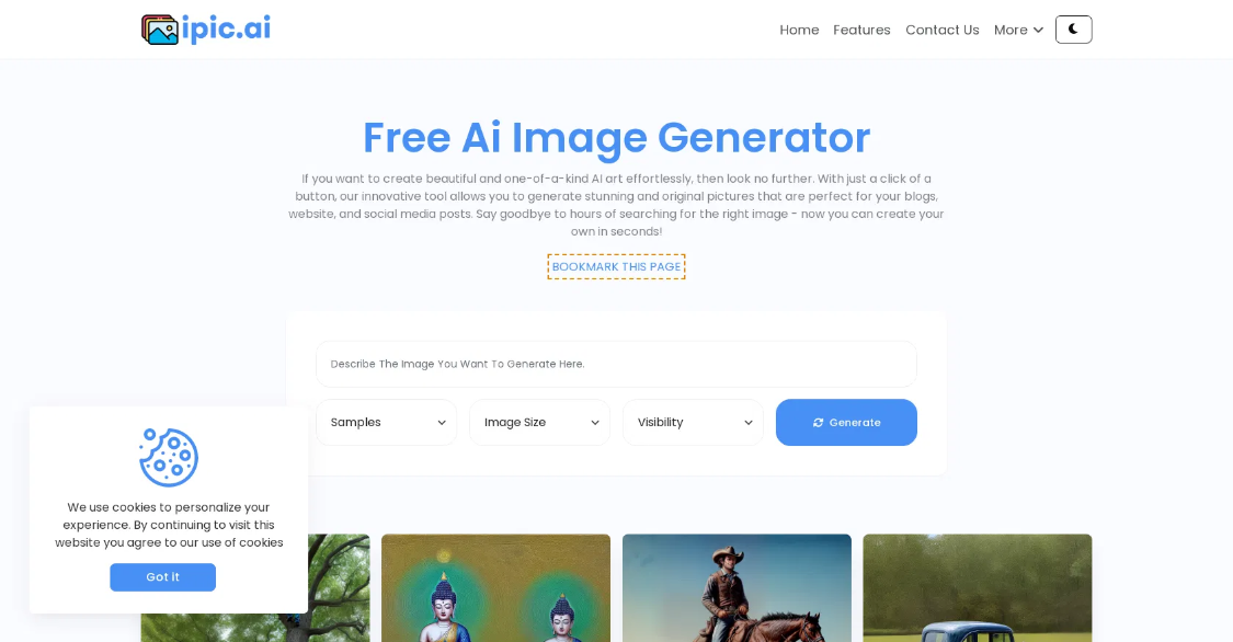 70996c82j00snz2yn0095d000v900gap iPic:AI生成图片工具,根据文本提示生成定制图像