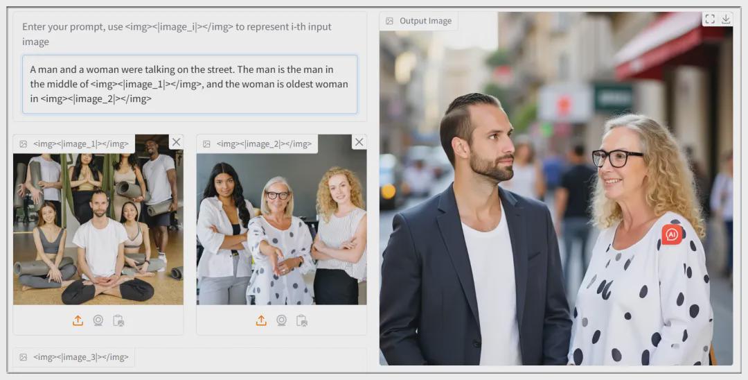 New image consistency generation model OmniGen tested and deployed to maintain consistent character or object manipulation