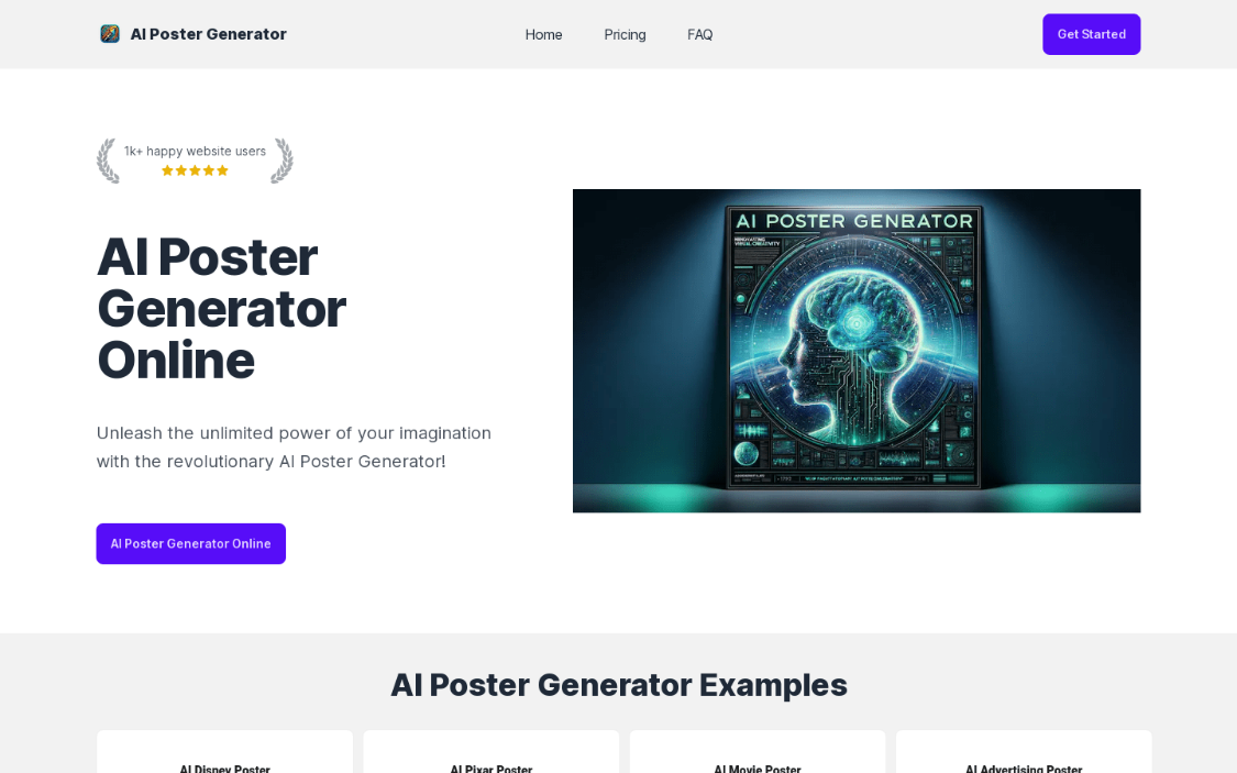 AI Poster Generator: AI Poster Generator Tool, Generate AI Poster from Prompt Words
