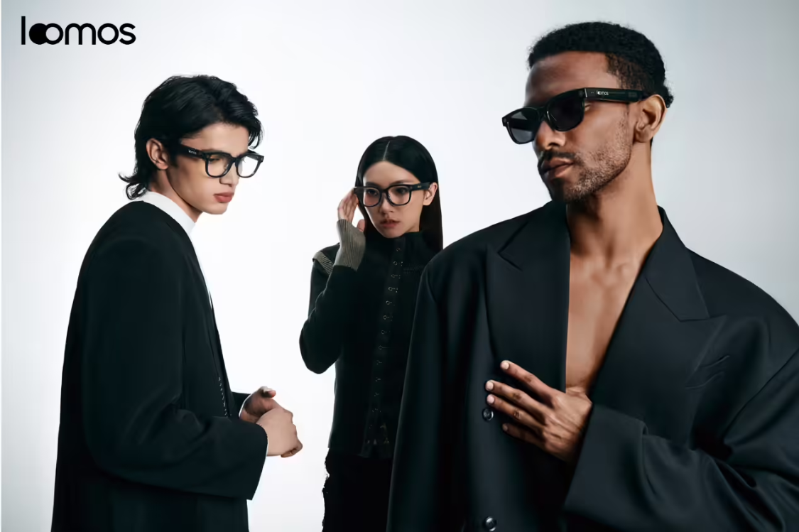 07bab3b9j00sprcfy00e8d000v900ktp 闪极发布海外全新子品牌 loomos:推出 loomos AI眼镜,搭载 GPT-4o