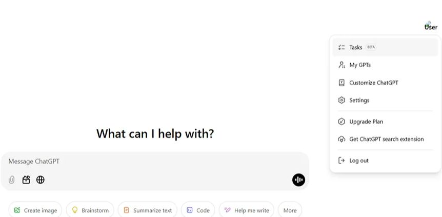ChatGPT 新功能Tasks上线，使用ChatGPT Tasks 功能的5种方法