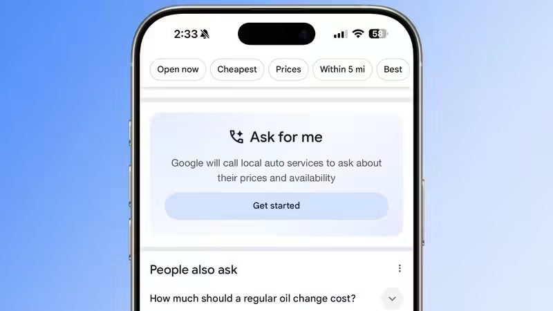 不用开口:谷歌 AI 帮你致电商家,价格、预约一键搞定