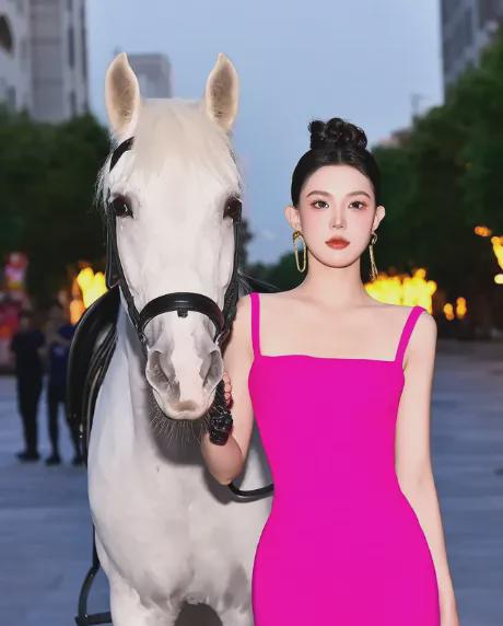 5bf191faj00sphr26000qd000cs00fwm ai beauty video a key to create tutorials, using AI to do sexy young lady street shooting short video