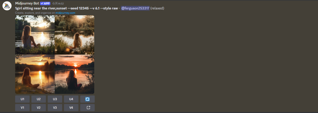 ca4ee9cdj00sq6lwy006nd000u000aqm How does midjourney work?Midjourney post commands are fully analyzed (II): seed parameter, chunking parameter, quality parameter, etc.