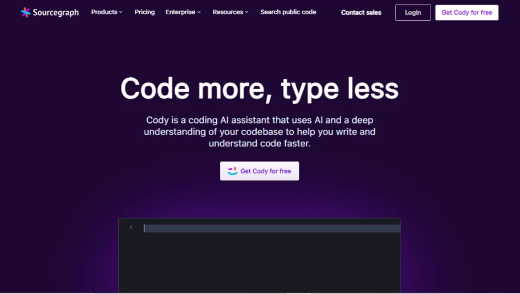 Cody: Free AI programming tool to help developers write and understand code faster
