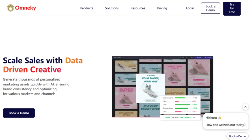 Omneky: an AI ad creative generation platform that uses AI technology to help brands efficiently create, manage and optimize ad content