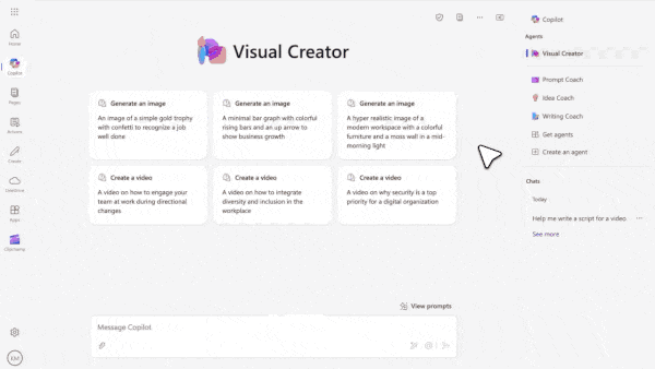 c860d7d2j00ss310q001hd000go009em 微软 Copilot 新技能:背靠 500 万 Clipchamp 素材库,秒速生成 AI视频