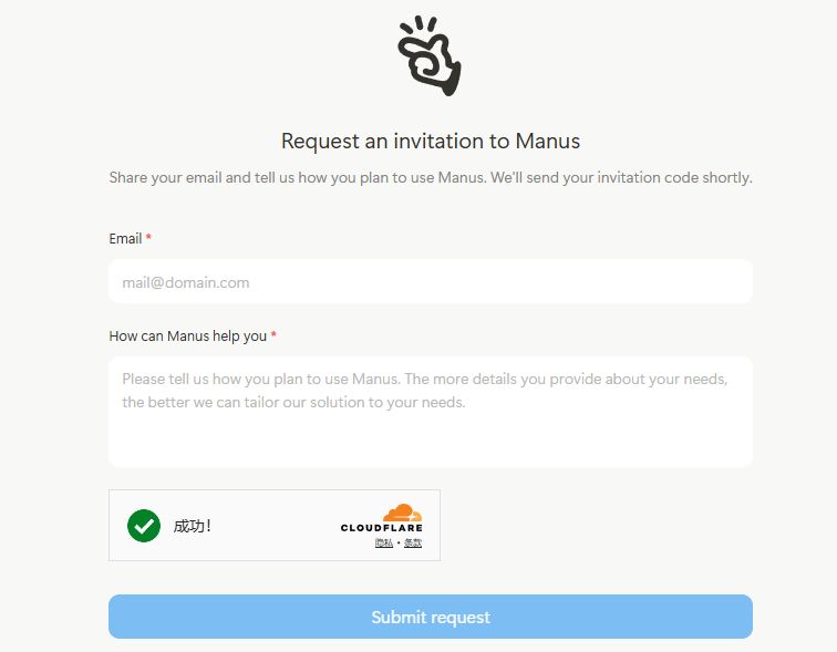 30293b37j00ssqfpz000pd000l000gdp What are the channels to apply for manus invitation code?Manus free invitation code to get the first full-strategy