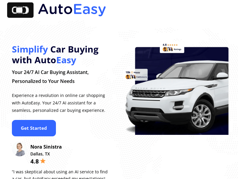 AutoEasy: AI car buying assistant that transforms the online car ...