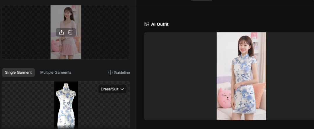 How to change clothes with ai one click?AI one click to model change clothes and shoes tutorial