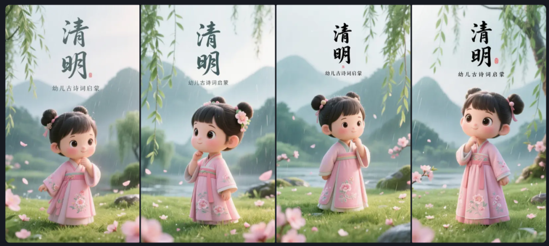 用AI做儿童古诗词动画教程，结合数字人对话解说古诗词