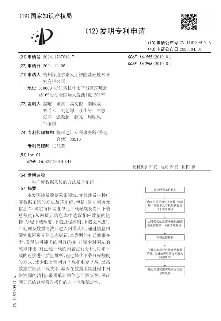 e9289fedj00su2np7006bd000k100t5p DeepSeek 新专利公布:减少数据采集时网络资源消耗