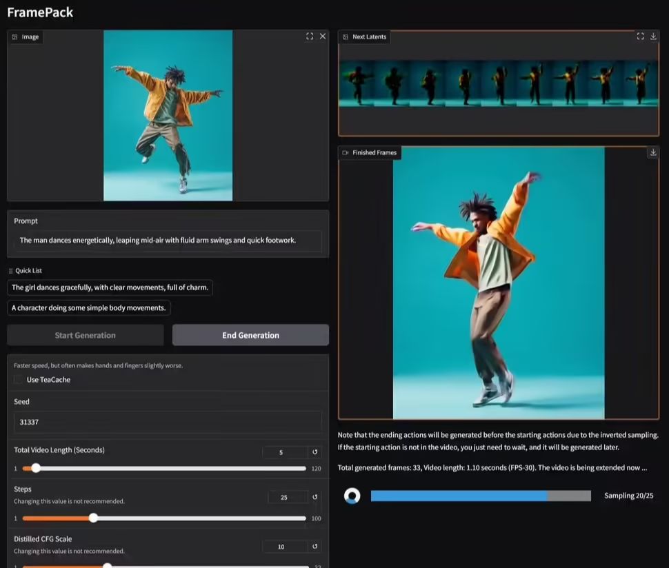 FramePack Lowers Hardware Threshold for AI Video Generation, Generates 60-Second Videos with 6GB of Video RAM