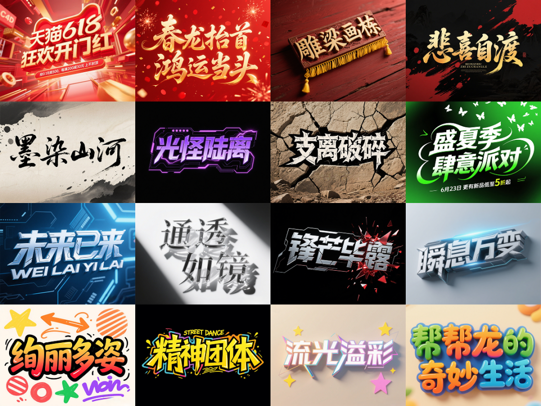 Super detailed AI Chinese font design tips words, everyone can become a professional AI designer