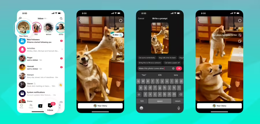 TikTok Goes Live with Graphic Video AI Feature: Generate Creative Content with Movement, Atmosphere