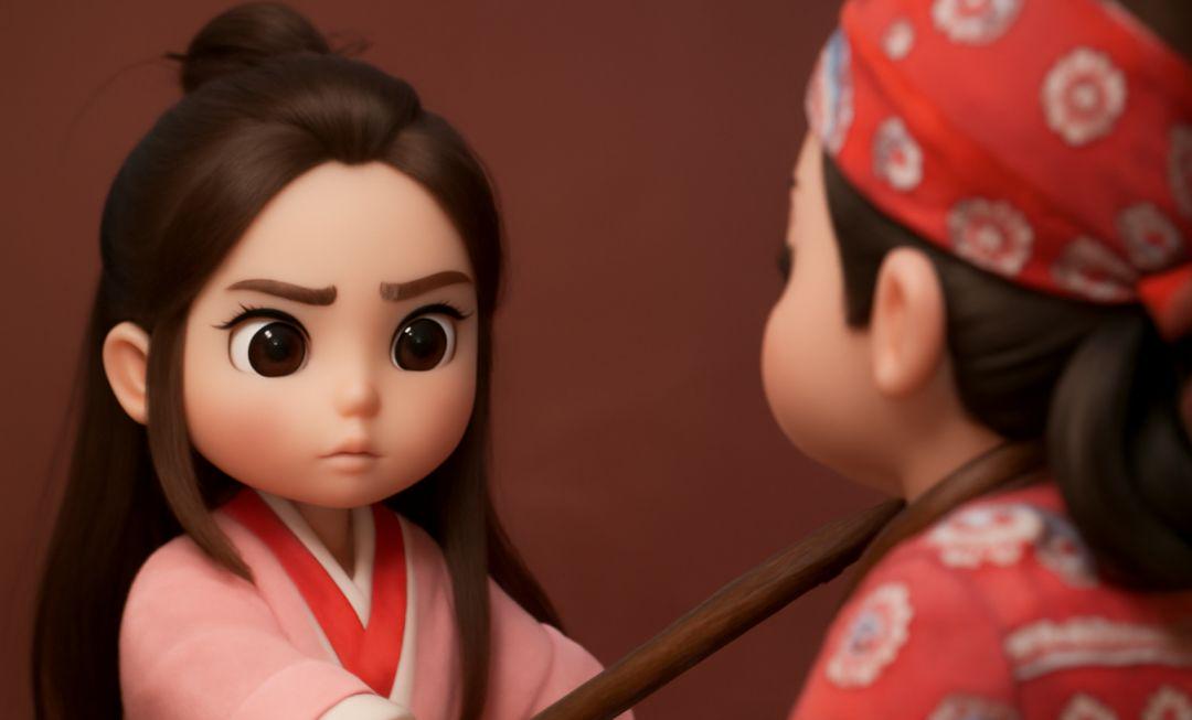 3D animation video tutorial, using AI to make the classic movie into a Q version of 3D cartoon animation