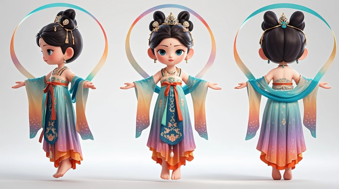 Hand to teach you Ai modeling Q cartoon characters, AI easily generate exclusive 3D hand model tutorials