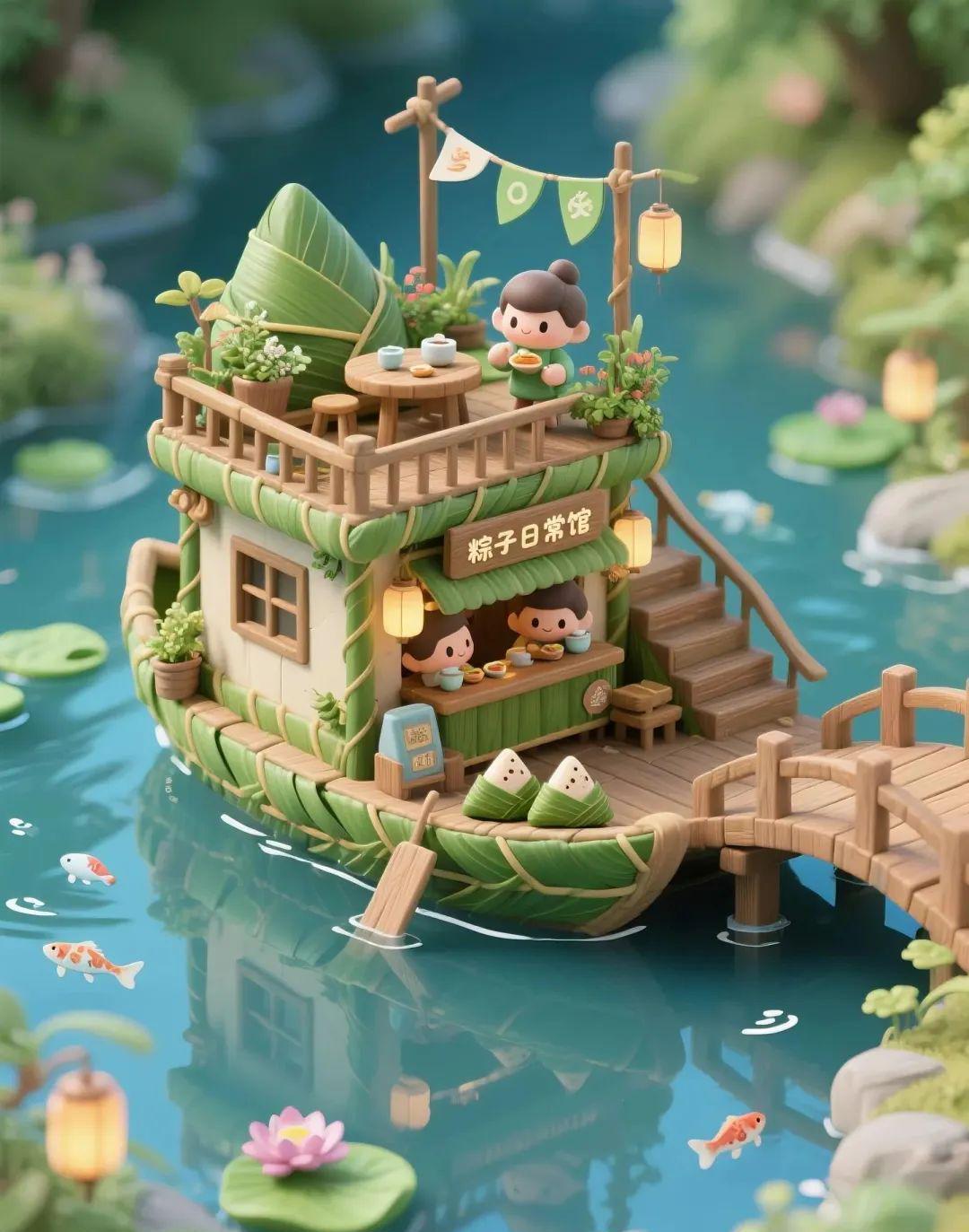 769fcfe5j00swuz5w004dd000u00125p 端午节海报设计,10款端午节创意AI海报合集(附提示词)