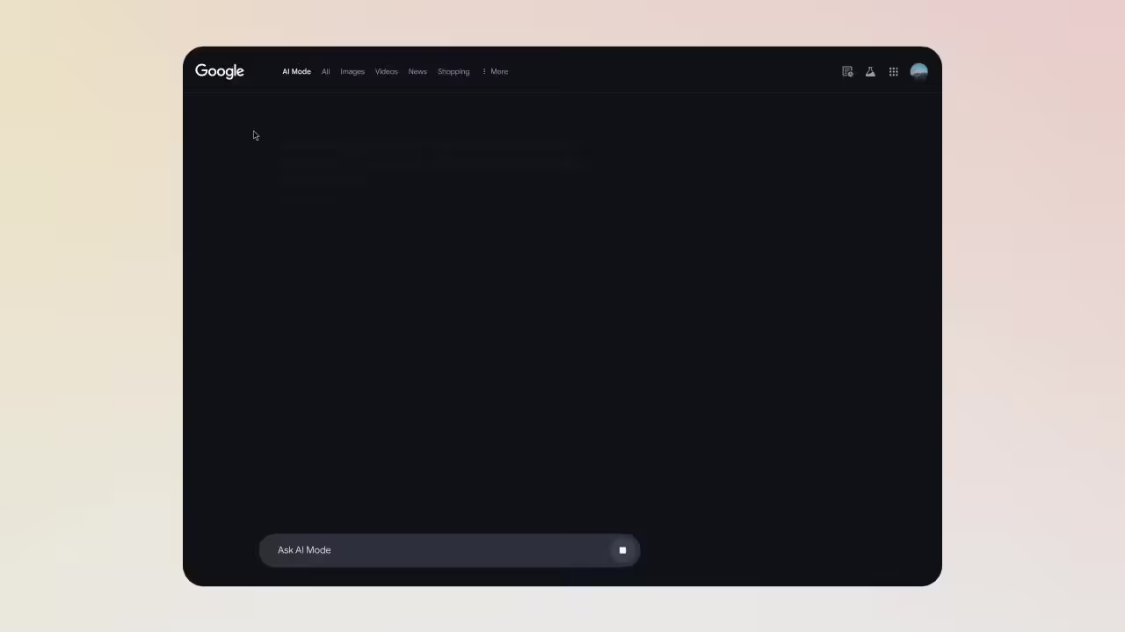 谷歌搜索上线 AI Mode：一问一答，聊天式智能解决你的复杂难题