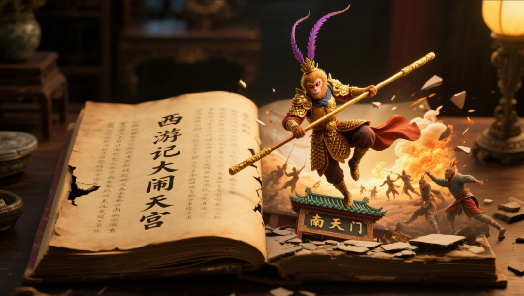 Using AI to generate "Journey to the West" animated video, "naked eye 3D" case shocking debut