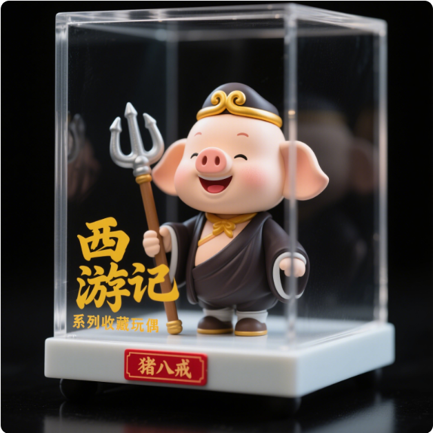 AI绘图新玩法，如何用AI在线制作西游记收藏级玩偶盒装