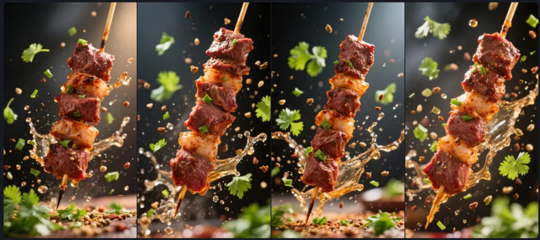 ai how to generate food with appetizing filter, a minute to learn to make food photography video